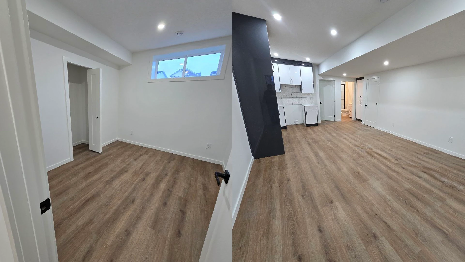 Basement after — fully finished